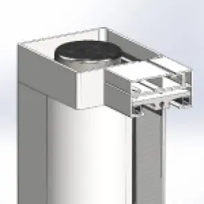 No visible fasteners for a clean finish